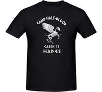 Cabin 13 Camp Half Blood Skeleton Hades Percy Jackson Olympians Shirt T-Shirt Tee Style Black M