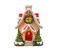 Cabin Diffuser - Incense Cone Holder for Holiday | Resin Build with Village House Design, Tabletop Aromatherapy Decor, Scent Ornament, Indoor Display for Kitchen Spa Office Living Room