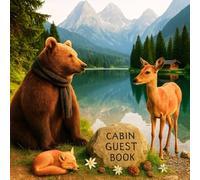 Cabin Guest Book: A Cozy Guest Book for Shared Memories in the Mountains