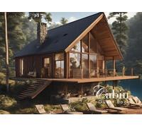 Cabin Guest Book: Guest Book for Vacation Home, Airbnb, Visitor Rental, Visitor’s Log Book for Recording Name & Memories