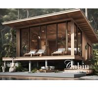 Cabin Guest Book: Guest Book for Vacation Home, Airbnb, Visitor Rental, Visitor’s Log Book for Recording Name & Memories