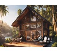Cabin guest Book: Guest Book for Vacation Home, Airbnb, Visitor Rental, Visitor’s Log Book for Recording Name & Memories