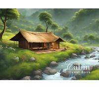 Cabin Guest Book: Guest Book for Vacation Home, Airbnb, Visitor Rental, Visitor’s Log Book for Recording Name & Memories