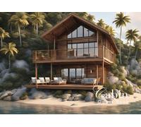 Cabin Guest Book: Guest Book for Vacation Home, Airbnb, Visitor Rental, Visitor’s Log Book for Recording Name & Memories