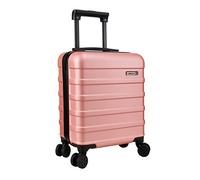 Cabin Max Anode Carry On Valigia 45x36x20cm Leggero Bagaglio a mano adatto per Easyjet Sotto il sedile, Oro rosa, Valigia sottosella