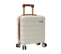 Cabin Max Anode - Valigetta per bagagli a mano, leggera, rigida, 4 ruote, lucchetto a combinazione, Crema/Marrone, 45 x 36 x 20cm