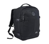 Cabin Max Metz - Borsa da cabina sottosella 40 x 30 x 20 cm, zaino da viaggio per EasyJet Ryanair Wizz Air - riciclato, cinghie di compressione, Nero Vintage, 40x30x20cm Expandable, Bagaglio a mano