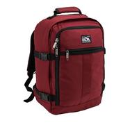 Cabin Max Zaino da viaggio 40 x 20 x 25 per bagaglio a mano - Zaino basso sedile adatto per Ryanair (20 litri di poliestere riciclato RPET), Oxide Rosso, 40 x 30 x 20cm, Bagagli cabina