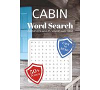 Cabin Word Search Puzzle Book: Word Searches with Easy to Read Print about Cabins, Outdoors, Huts and More | 6x9 inches, 110 pages | 50+ Puzzles ... Gift for Vacations, Holidays and Free Times