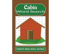 Cabin Word Search: Word searches with easy to read print about cabins, vacations, camping, and more