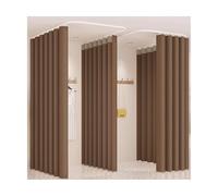 Cabina armadio a forma di U, binario scorrevole for negozio di abbigliamento, divisorio, angolo for camerino, tenda curva for spogliatoio(Caf,1.8 * 2.7m)
