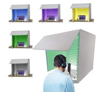 Cabina Audio Da Tavolo Portatile, Sicura Ed Ecologica, Pieghevole For Risparmiare Spazio For Case, Studi Di Registrazione E Altoparlanti L'isolamento Vocale(Green)