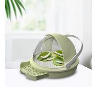 Cabina di osservazione per l'allevamento del baco da seta, gabbia