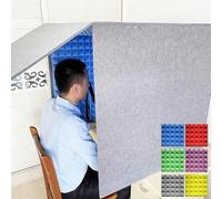 cabina di registrazione da tavolo, Cabina di isolamento for microfono, cabina acustico, schiuma assorbente ad alta densità, for home studio(Blue)