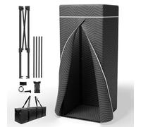 Cabina di registrazione portatile, completa per studio di registrazione domestica insonorizzata, pieghevole con borsa da viaggio per un suono di qualità da studio senza eco, ideale per voiceover