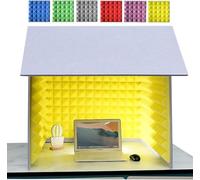 Cabina di registrazione portatile insonorizzata per studi musicali e podcast, scatola audio da scrivania per registrazione a casa e in camera da letto, ideale per canto e voci fuori campo