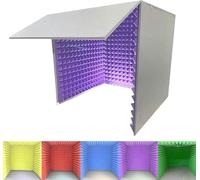 Cabina di registrazione vocale portatile, cabina, stanza isolamento acustico for home studio(Purple)