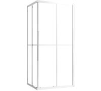 Cabina doccia angolare 90 x 70 x 180 cm parete doccia con ante a battente in vetro di sicurezza monolocale da 4 mm - Porte scorrevoli in vetro completo doccia cabina doccia, senza piatto doccia