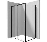 Cabina doccia rettangolare Coliseo Idrostile 1200x2000 mm nero Nero