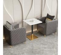 Cabina for divano a due posti di lusso for caffè, 7 opzioni di combinazione for bar, hotel, sale da tè, negozi di tè al latte, ristoranti, ricevimenti commerciali e for il tempo libero(Dark gray,Set1)