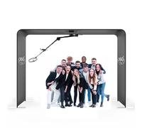 Cabina Fotografica Automatica A 360°, Macchina For Cabina Fotografica Sky 360, Controllo APP, Logo Personalizzato Gratuito, Cabina Fotografica Al Rallentatore A 360° For 7-15 Persone(With Stand)