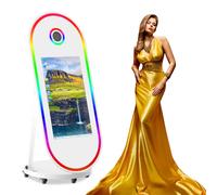 Cabina fotografica con specchio magico Stampa istantanea Touch screen da 32 pollici Specchio magico Photo Booth Selfie LED Light Photo Booth Event per Wedd 60-32in