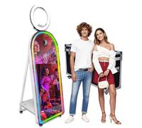 Cabina fotografica dello specchio magico con la luce di RGB (arco 32''TS+luce dell'anello, macchina della cabina della foto)