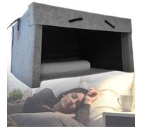 Cabina insonorizzata, spazio pieghevole per la privacy per dormire e meditare, doppio altoparlante Bluetooth integrato, design a prova di luce