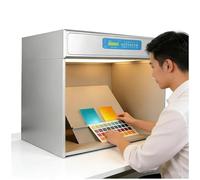 Cabina Luce per Valutazione dei Colori, Scatola di Luce Professionale per Abbinamento dei Colori con Diverse Fonti Luminose, per Valutazione del Colore di Tessuti, Pelle e Plastica 4light