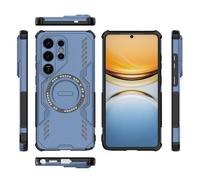 Cabina telefonica Compatibile con Samsung Galaxy S26 Ultra 5G, custodia robusta, antiurto, rigida, sottile e solida, con supporto for la ricarica wireless. Cover posteriore per smartphone(Mavi)