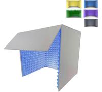 Cabina vocale portatile, attrezzatura for la registrazione, isolamento acustico for studio domestico, copertura insonorizzata da tavolo 80 * cm for microfono a condensatore, audio in di canto(Blue)