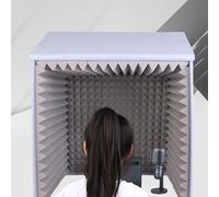 Cabina Vocale Portatile Di Grandi Dimensioni, Copertura Insonorizzata Da Tavolo, Cabina Di Registrazione Vocale Portatile, Scudo Assorbente Vocale, Per Gli Amanti Della Musica(C)