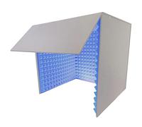 Cabina vocale portatile per la registrazione del suono - Schermo di isolamento per microfoni - Schermo pieghevole per microfono con triplo isolamento acustico, per studio di registrazione, podcast, ca