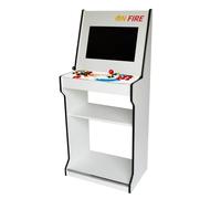 Cabinato Videogame Arcade OnFire Games - Completo di Console e Monitor - Versioni Nero & Bianco (Bianco)