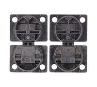 Cabinet By Hinges 2 - Confezione | Chiusura a ribalta in lega di zinco 90 gradi per Wardrobe/Cupboard/Closet | Weather Defying Coated, 30000 + Cycle Life