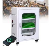 Cabinet Di Ricarica Usb Portatile - Armadio Armadio Di Ricarica Usb Per Cellulari 12-60 Postazioni, Serratura A Chiave, Ruote Silenziose - Per Coworking E Scuole