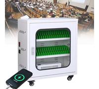 Cabinet Di Ricarica Usb Portatile - Armadio Armadio Di Ricarica Usb Per Cellulari 12-60 Postazioni, Serratura A Chiave, Ruote Silenziose - Per Coworking E Scuole