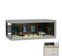 Cabinet di spostamento del modello di auto - Scatola trasparente per il giocattolo auto, 1/64 modello Auto Display Cabinet | Organizzatore di giocattoli del veicolo, Caso di spettacolo di economia d