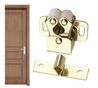 Cabinet Door Catch - 1x Cabinet Latch Hardware, Stable Spring Loaded Door Latch Lock, Double Roller Catch Hardware | Wardrobe Doors Suction Buckle For Furniture, Lockers, Cupboard, Closet