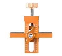 Cabinet Door Jig, Installation Positioner Toolol, Hinge Alignment Guide, Adjustable Bracket Support, Hands Free Mount System for Kitchen Closet Cupboard Setup Tasks Easy to Use