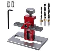 Cabinet Door Mounting Jig, Drawer Hardware Tool, 725g/550g Precise Woodworking Jigs, Adjustable Alignment Guide, 1 Piece Metal Carpentry Furniture Home Use Aluminum Alloy
