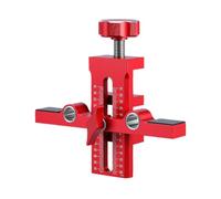 Cabinet Door Positioning Tool - 300g Double-Hole Alignment With Adjustable
