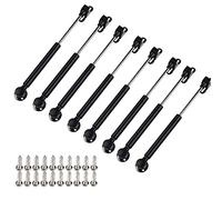 Cabinet gas spring support rod, 100N 22.5lb Gas Struts 268mm 10.5in Black Pack of 2 for Cabinets Shoe Flip Up(100n-8pcs)