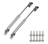 Cabinet gas spring support rod, Gas Strut for Cabinets and Doors, Silver, Pack of 2/4/6 Pcs, 80N-150N(2pcs,100N)