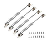 Cabinet gas spring support rod, Gas Strut for Cabinets and Doors, Silver, Pack of 2/4/6 Pcs, 80N-150N(4pcs,150 N)