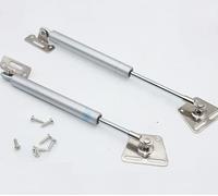 Cabinet gas spring support rod, Gas Struts 100N 282mm Silver Pack of 4 for Various Cabinet Doors Flip Down(100n-2pcs,Flip Down-282mm(11inches))
