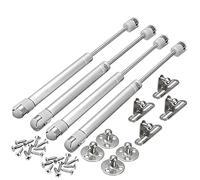 Cabinet gas spring support rod, Gas Struts Pack of 4 for Cabinet Doors Silver 20N-150N Pressure(40N)
