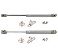Cabinet gas spring support rod, Pack of 2 Gas Spring Strut for Cabinet Doors Silver 20N to 150N(100N)