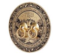 Cabinet Handle, Brass Knob Chinese Antique Handles Wardrobe Door Handle for Cabinets Dressing Tables Wardrobes Cabinets