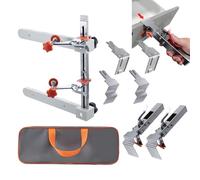 Cabinet Hardware Jig, Adjustable Handle Drill Guide, 18.5x1.97x1.97in Mount Installation Kit Template, Precision Alignment Tool for Cabinet Doors, Drawer Pulls, Dresser & Toolbox